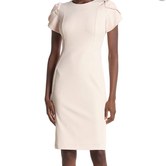 Calvin Klein Dresses & Skirts - Calvin Klein Tulip sleeve dress blossom size 12